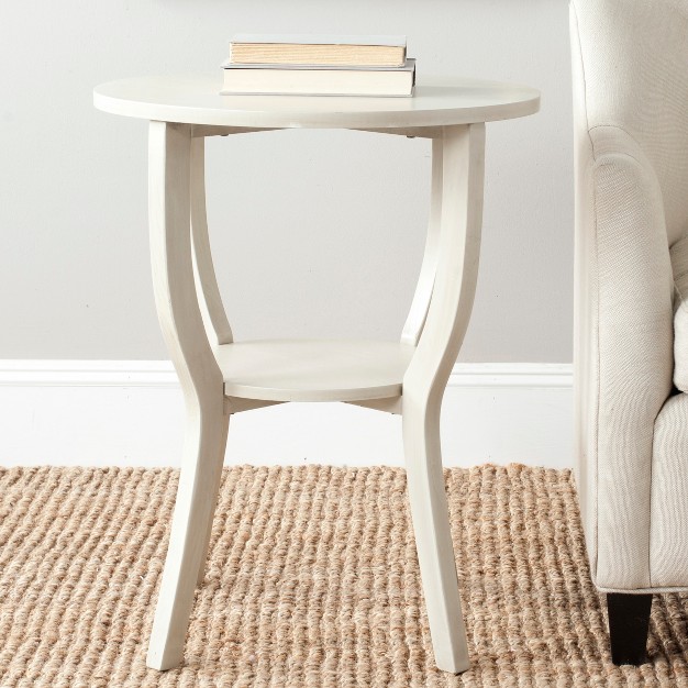 Rhodes Round Pedestal Accent Table Safavieh
