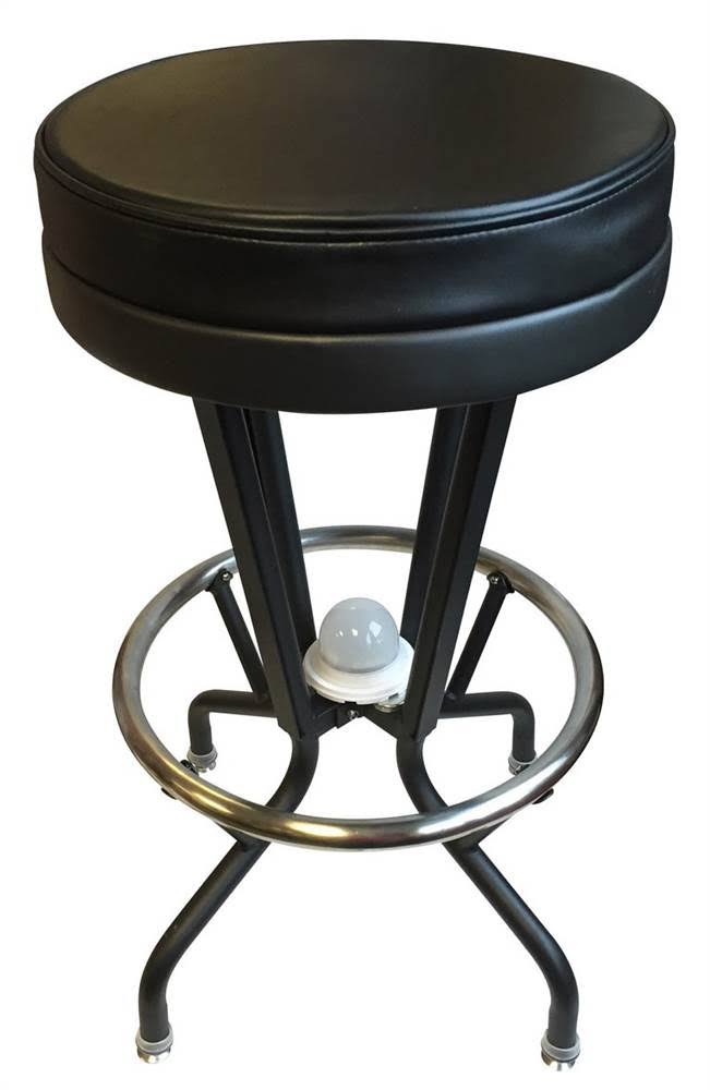 U.S. Coast Guard Lighted Bar Stool L500030CSTGRDBLKVINYL