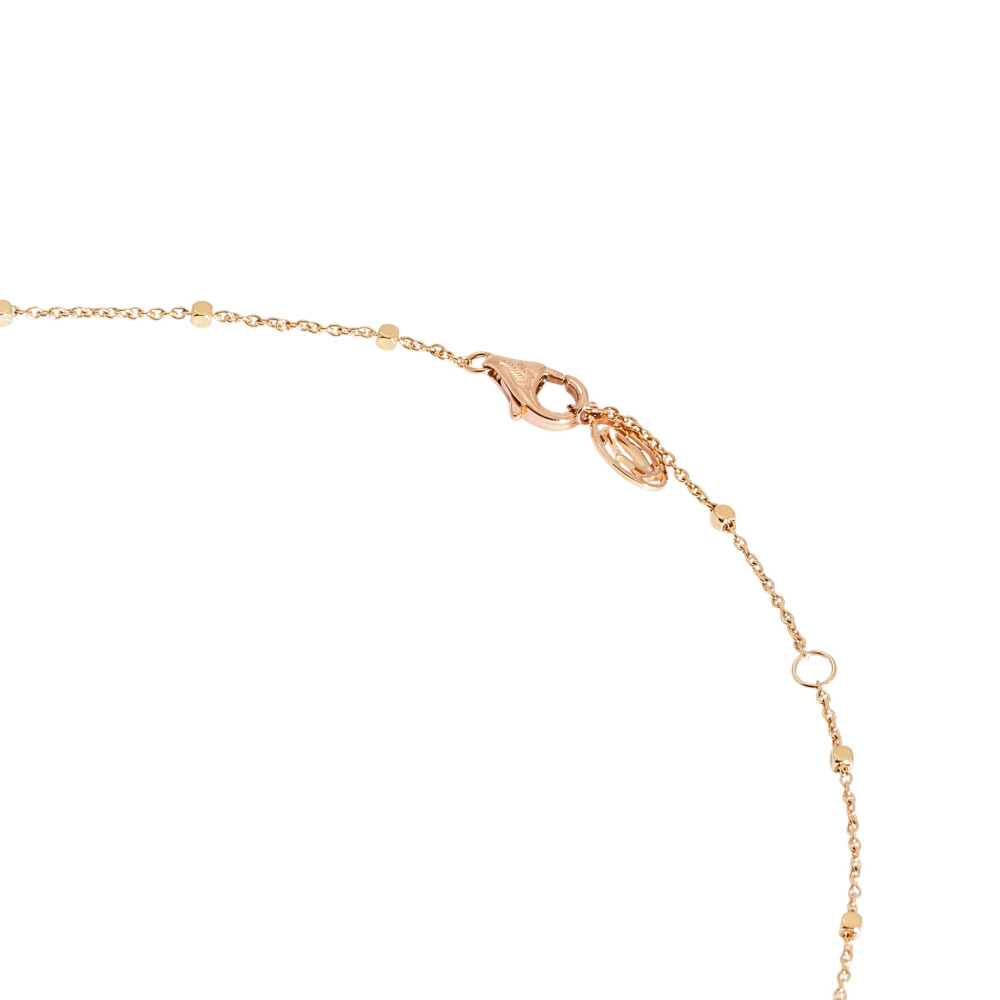 Cartier Crash Necklace 18K Rose Gold Diamond N7424312