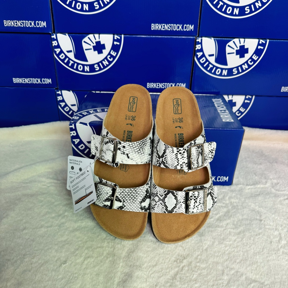 Birkenstock Arizona Python Print Casual Sandals