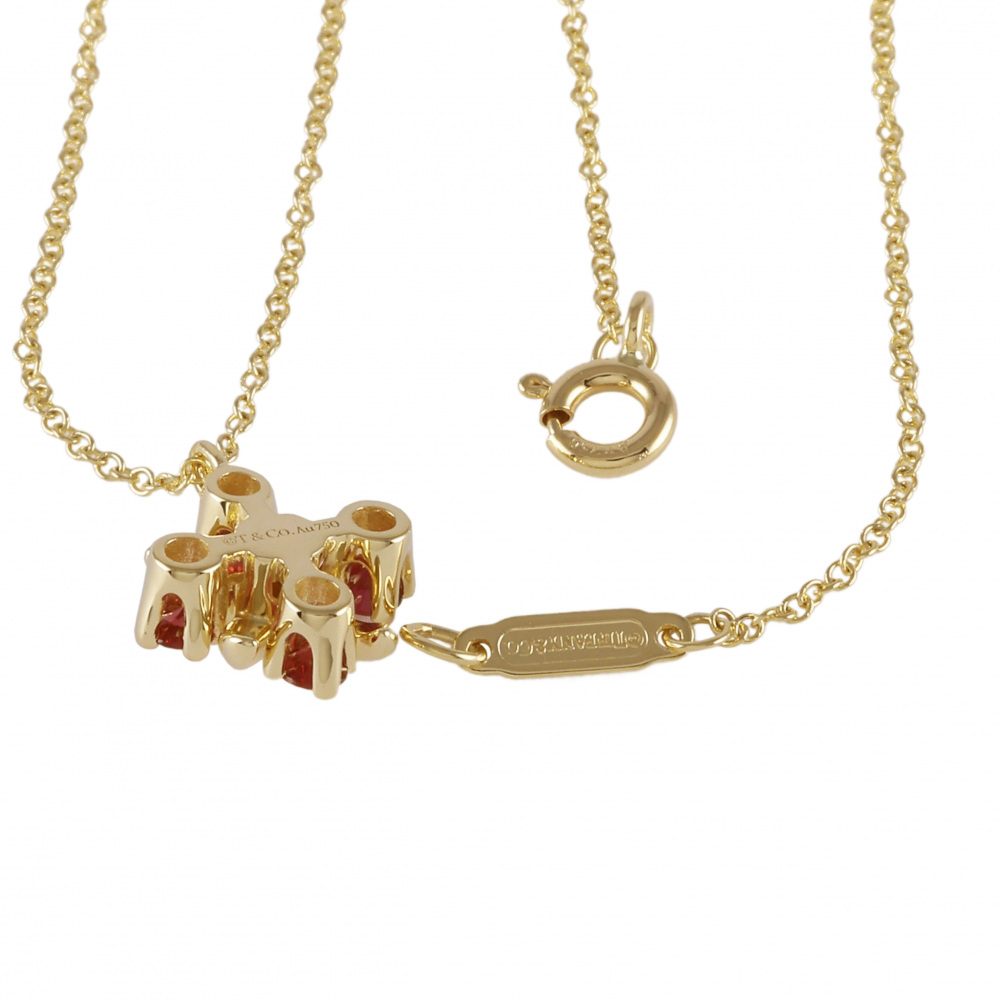 Tiffany & Co. Schlumberger Rin Necklace 18K Yellow Gold Ruby 62266457