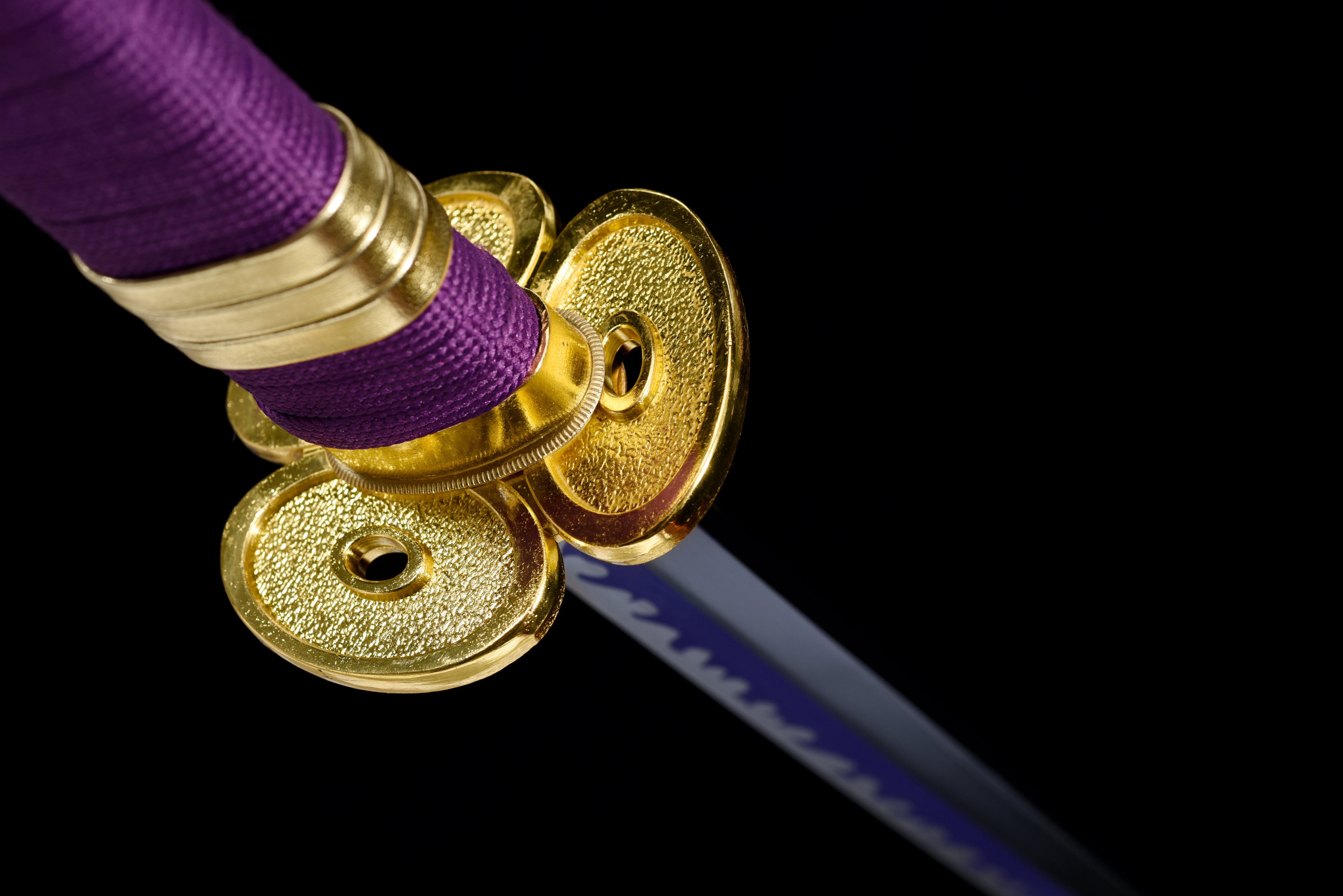 Purple Enma Katana – One Piece, High-Carbon Steel, Full Tang