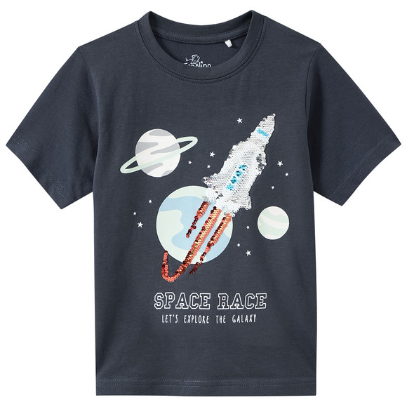 Topolino Jungen T-Shirt mit Wendepailletten