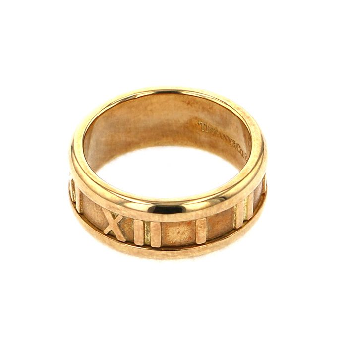 Tiffany & Co. Atlas Ring 18K Yellow Gold