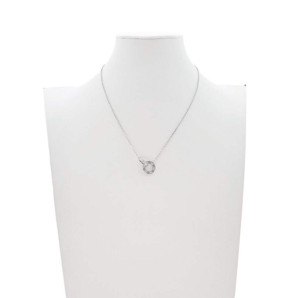 Cartier Love Necklace 18K White Gold Diamond B7216300