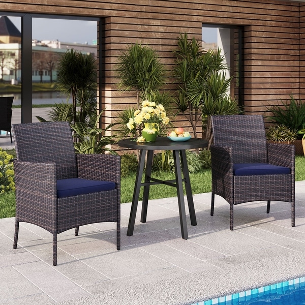 3Piece Outdoor Bistro Dining Set for Patio,Garden,and Porch
