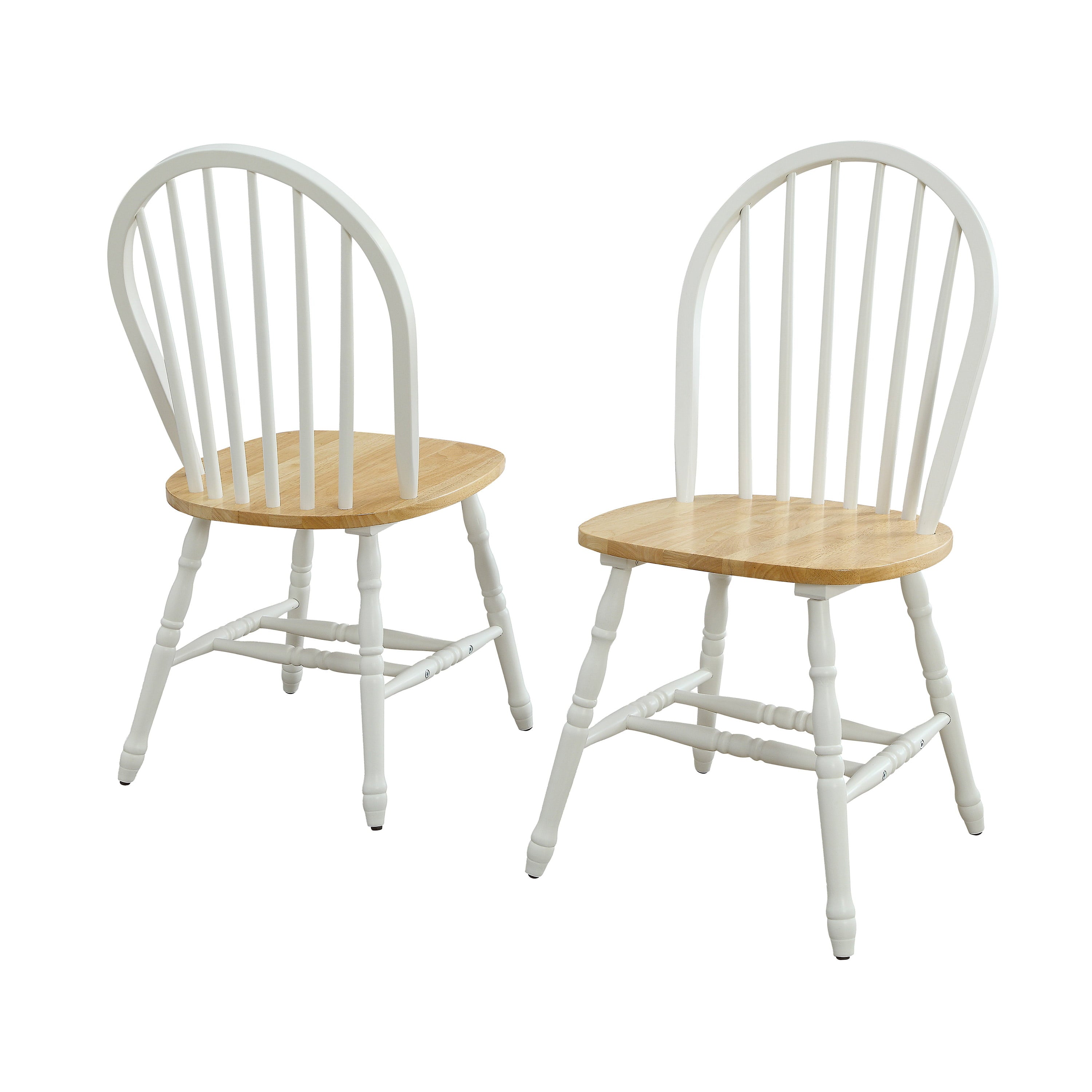 Better Homes and Gardens Autumn Lane Windsor Solid Wood Dining Chairs and Oak (Set of 2)