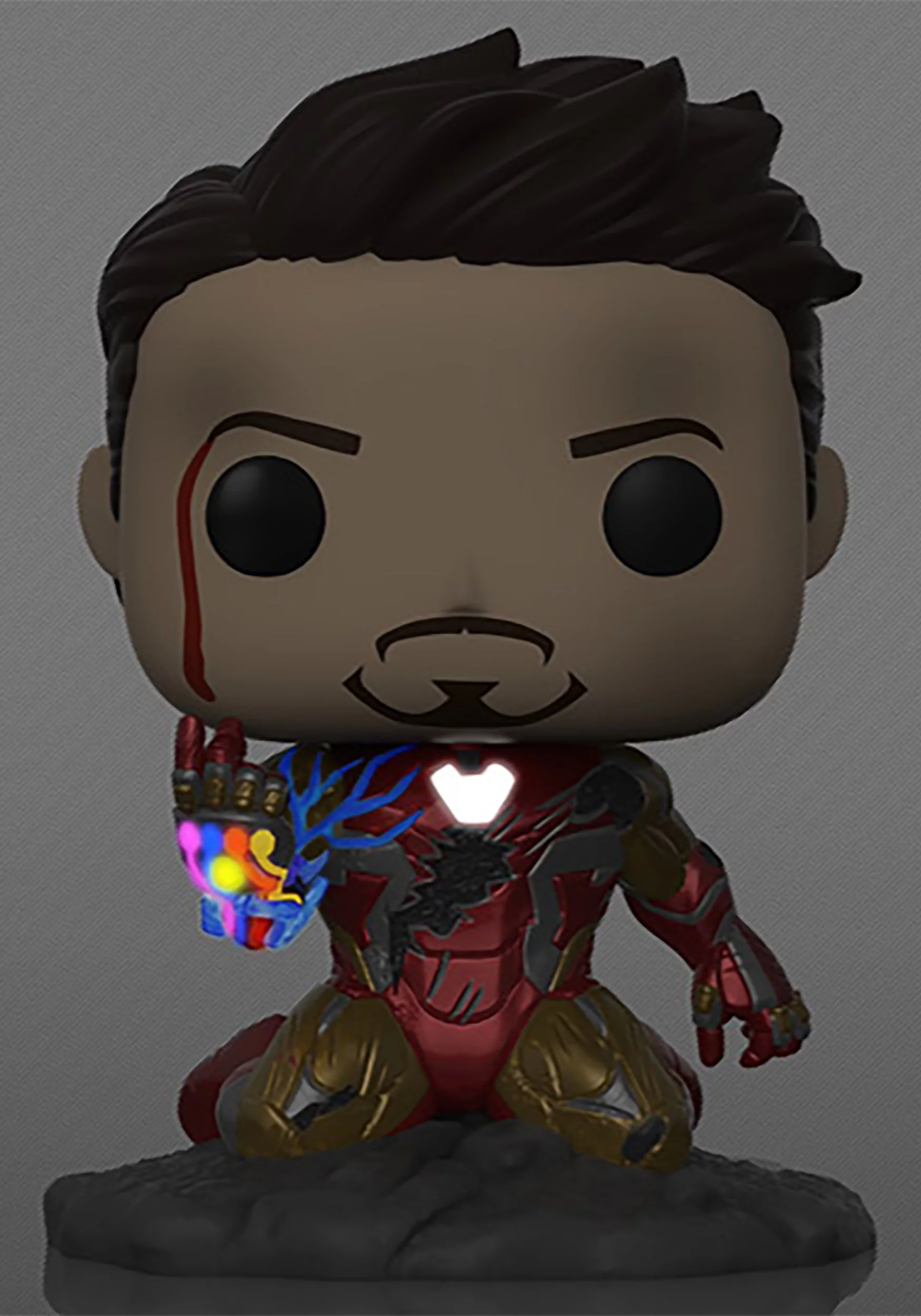 Funko Pop! Avengers Endgame: I Am Iron Man Glow-in-The-Dark Vinyl Figure, Multicolored