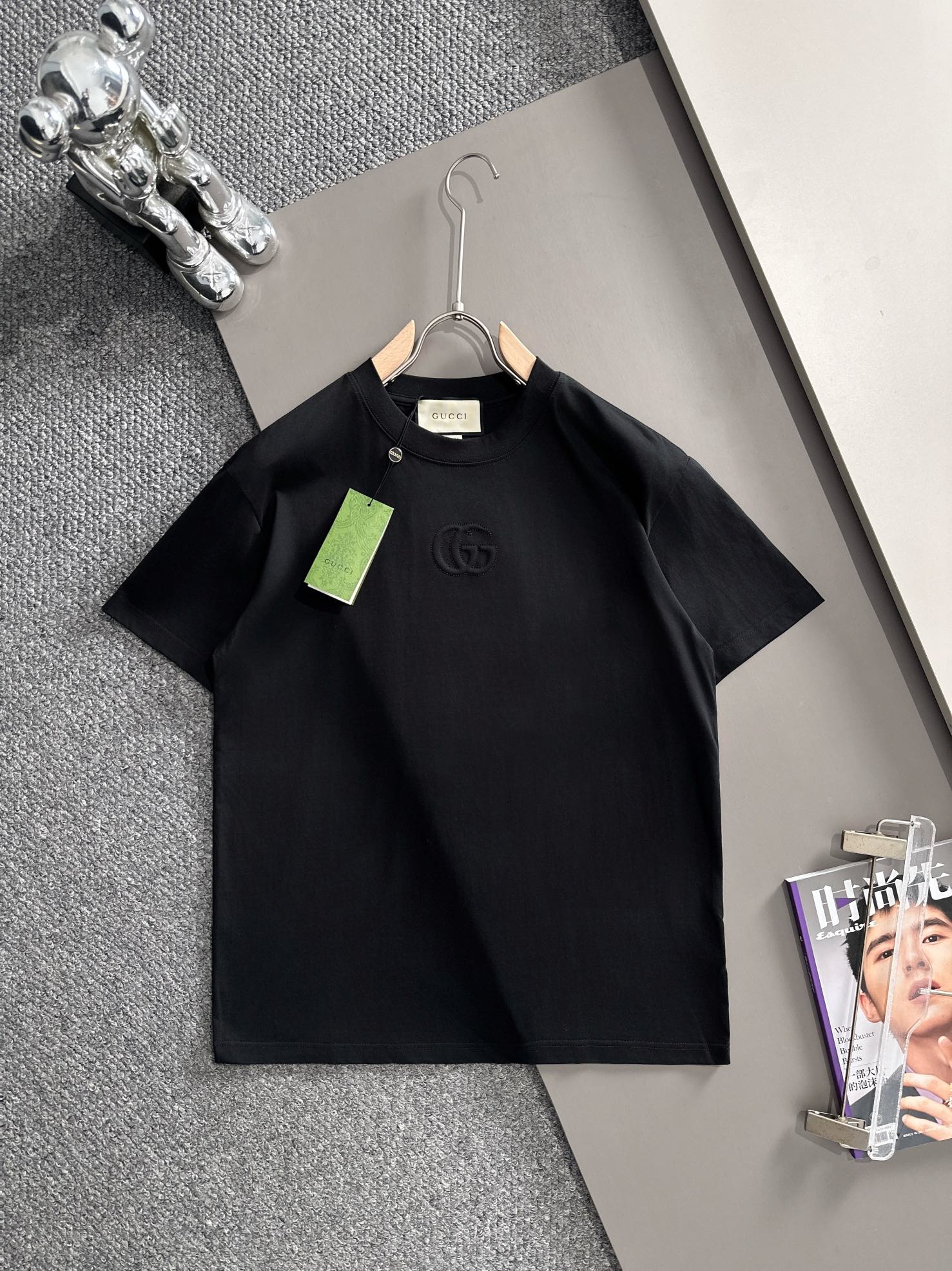 Gucci Ribbon-Patterned Short-Sleeve T-Shirt - cnluxepick
