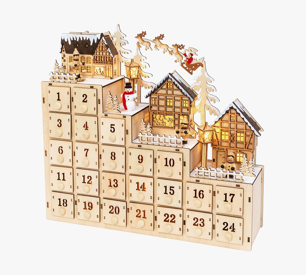 Wooden Advent Calendar  sgtnighsdesigns