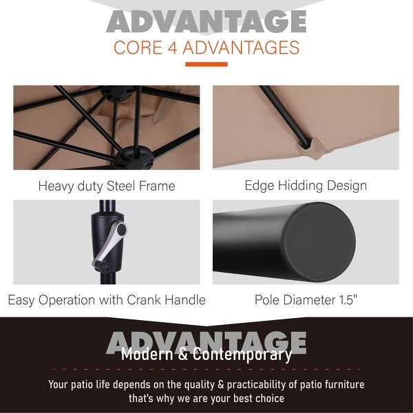 MAISON ARTS 7/8 Pieces Patio Dining Set,Rectangular Black Metal Table with 6 Padded Textilene Fabric Swivel Chairs