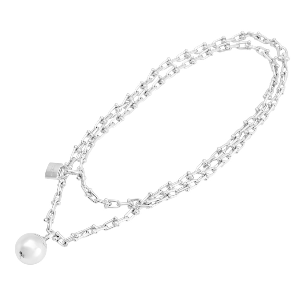 Tiffany & Co. Hardware Wrap Necklace Sterling Silver 60153372