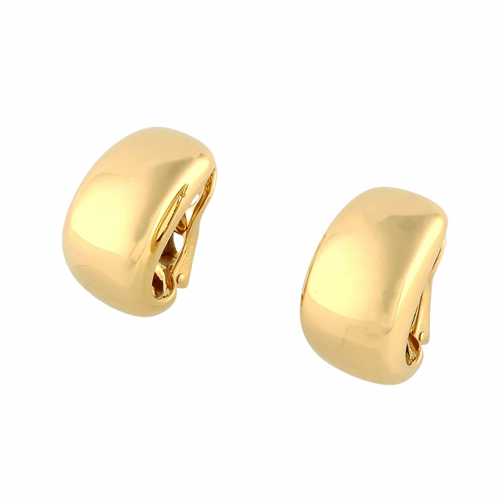 Cartier Nouvelle Berg Earrings 18K Yellow Gold