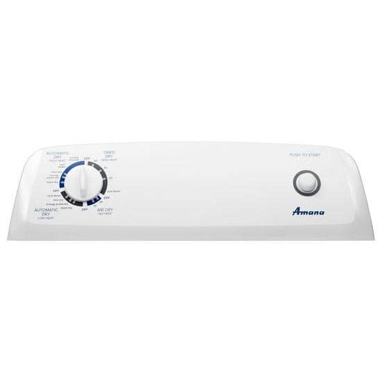 Amana 6.5 Cu. Ft. White Electric Dryer With Wrinkle Prevent Option