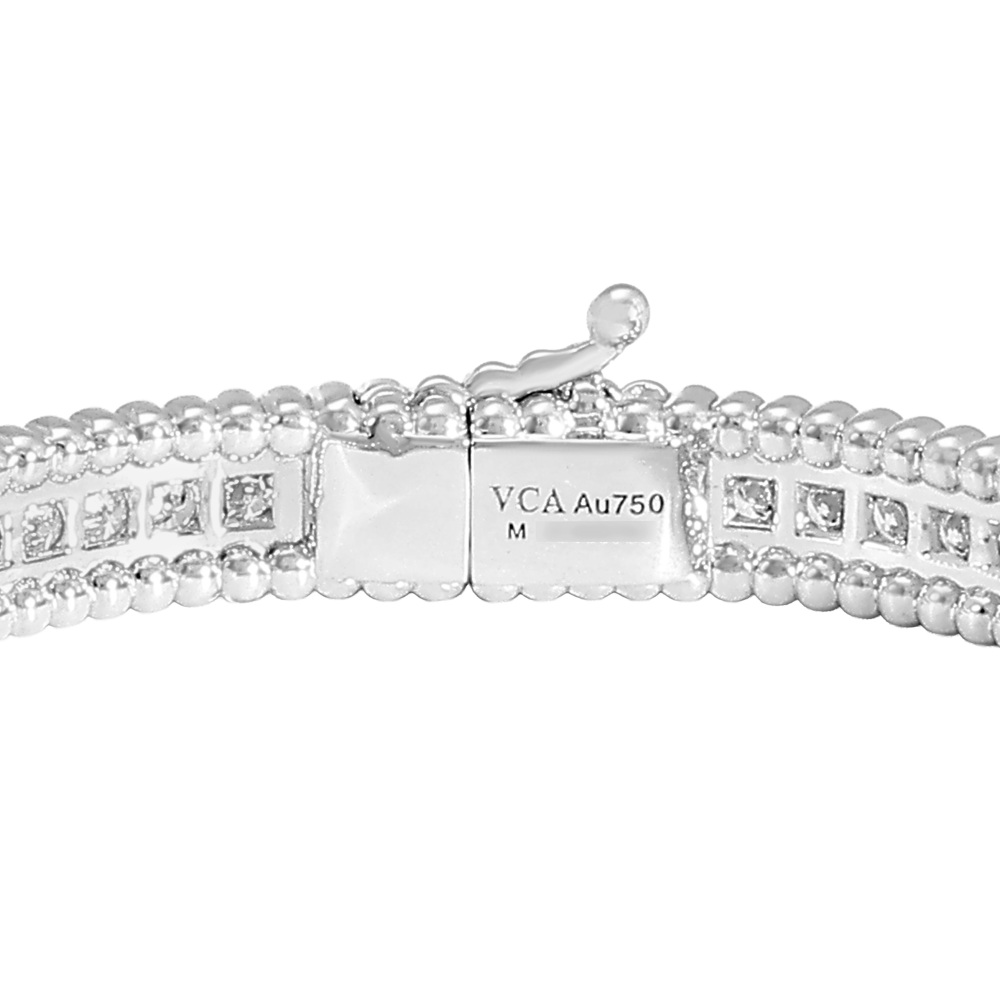 Van Cleef & Arpels Perlet Bracelet 18K White Gold Diamond VCARP27J00