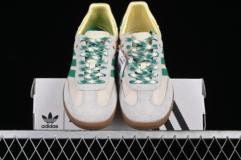 Adidas Wales Bonner X Samba Cream White/Bold Green/Easy Yellow GY4344