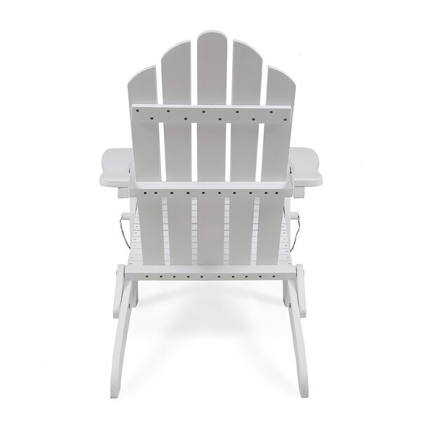 Hollywood Foldable Acacia Adirondack Chair by Christopher Knight Home