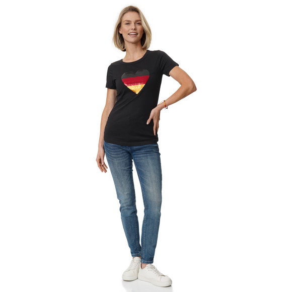 Gina Damen T-Shirt im Fußball-Design