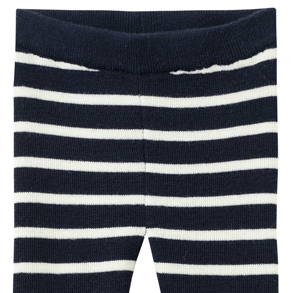 Topomini Pure Collection Newborn Woll-Strickhose mit Streifen