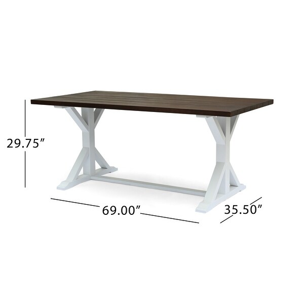 Cassia Farmhouse Dining Table