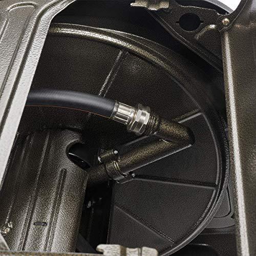 Giraffe Metal Hose Reel Box, Heavy Duty Retractable Garden Hose Reel Hideaway with Crank Handle, 130ft Hose Capacity