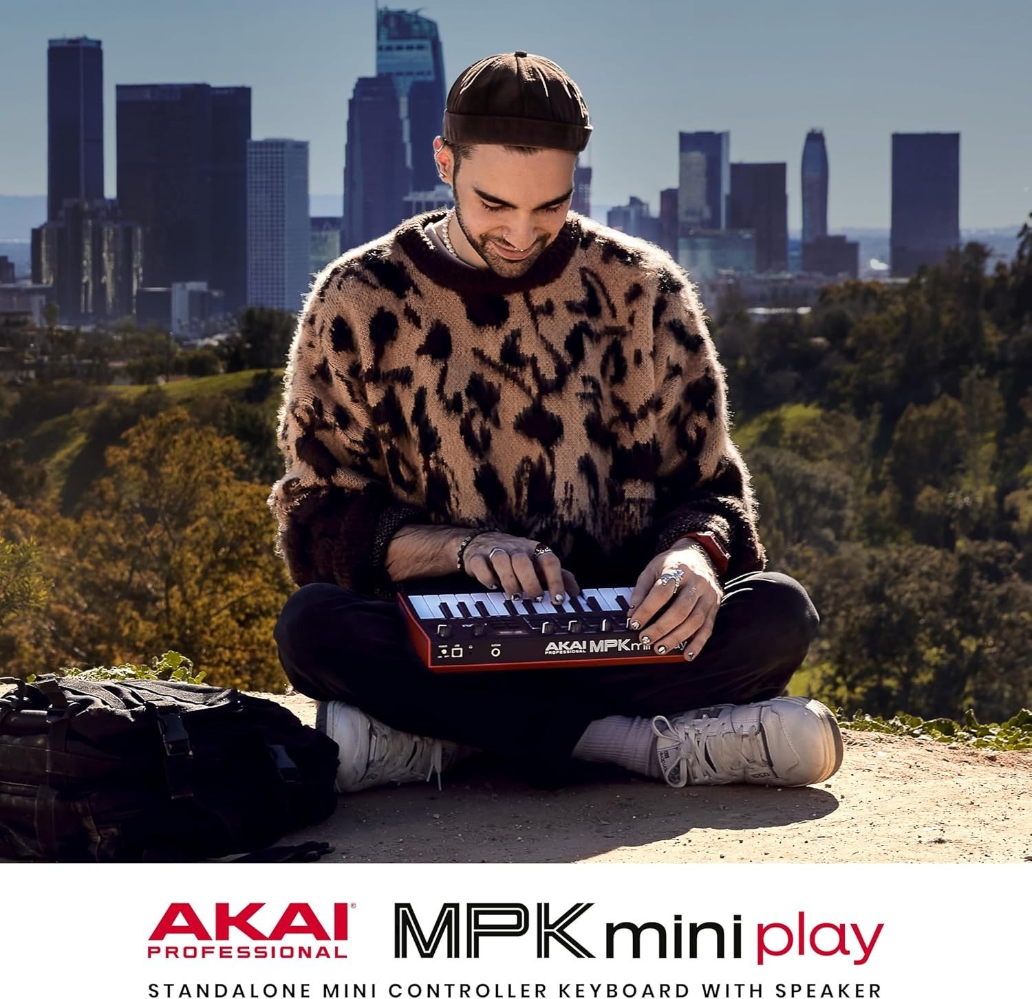 25-Key USB MIDI Keyboard Controller with Built-in Speaker and Sounds Plus Dynamic Keybed, MPC Pads, Software Suite