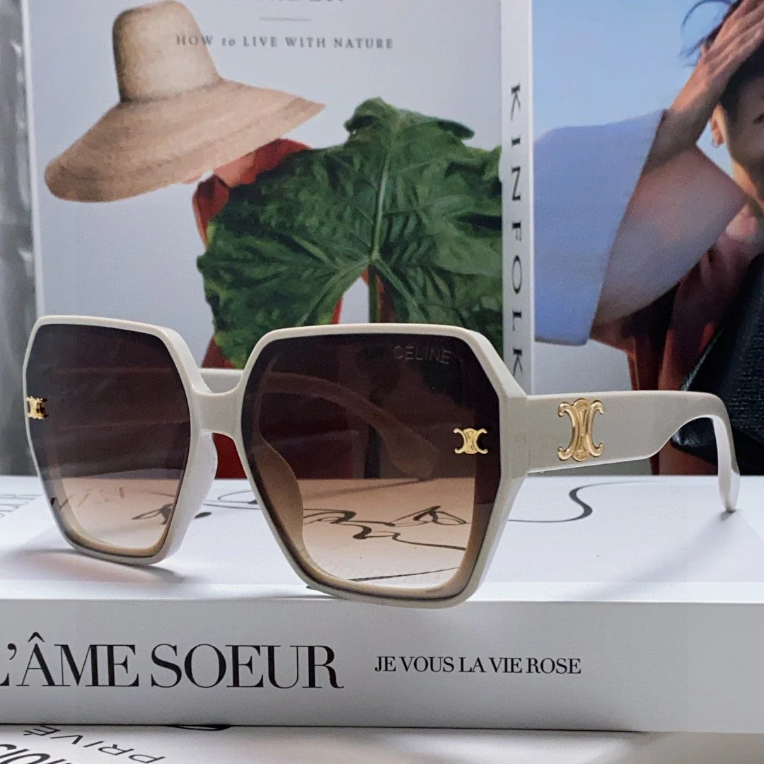 Celine Square Large Frame Arc de Triomphe Sunglasses - cnluxepick
