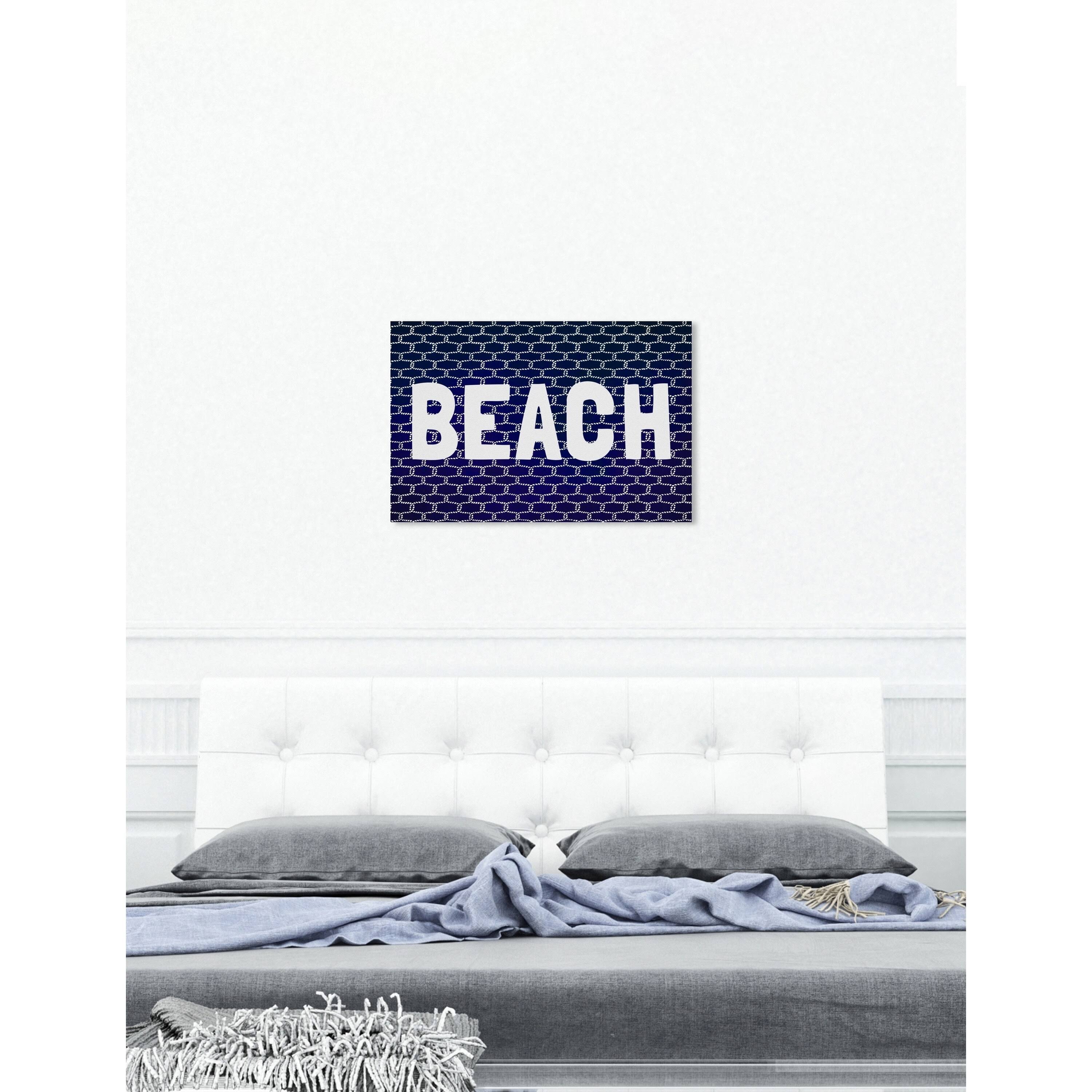 Oliver Gal Blakely Home &Beach Knot& Canvas Art, Size: Small
