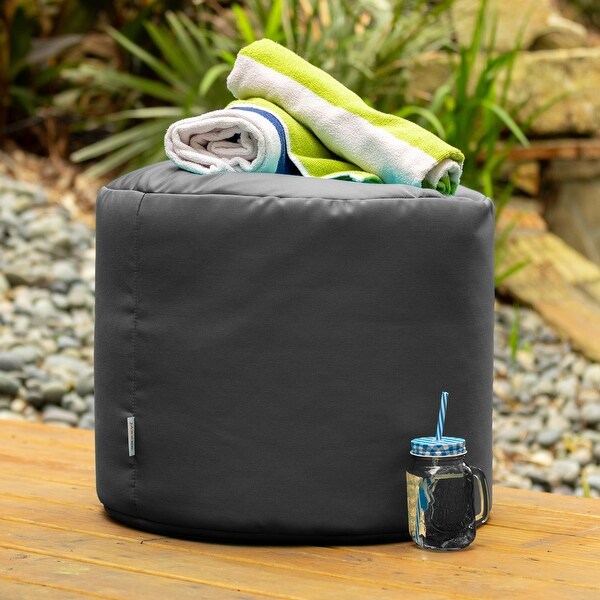Jaxx Sunbrella Patio Bean Bag Pouf Ottoman