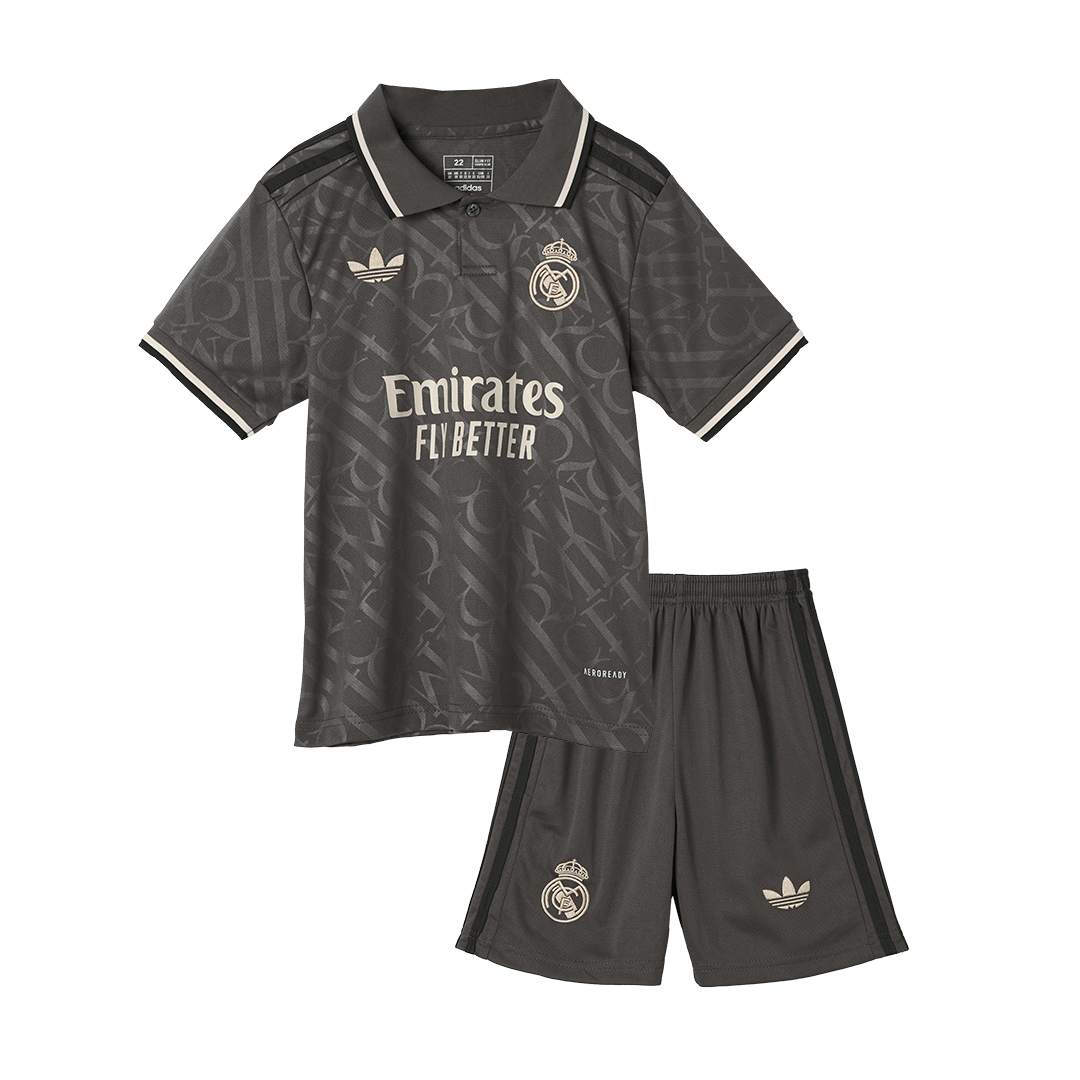 Real Madrid Third Away Kids Soccer Jerseys Kit