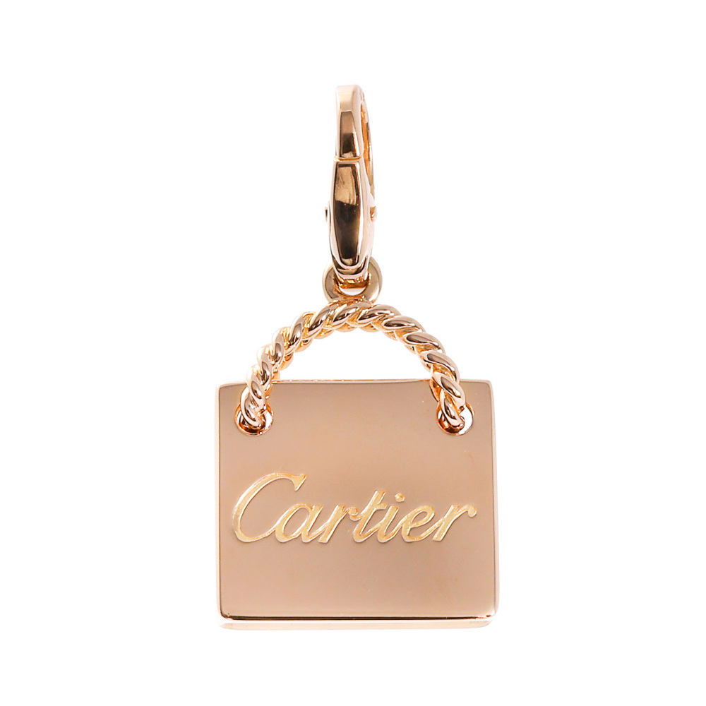 Cartier Shopping Bag K18 Pink Gold Charm B30113400