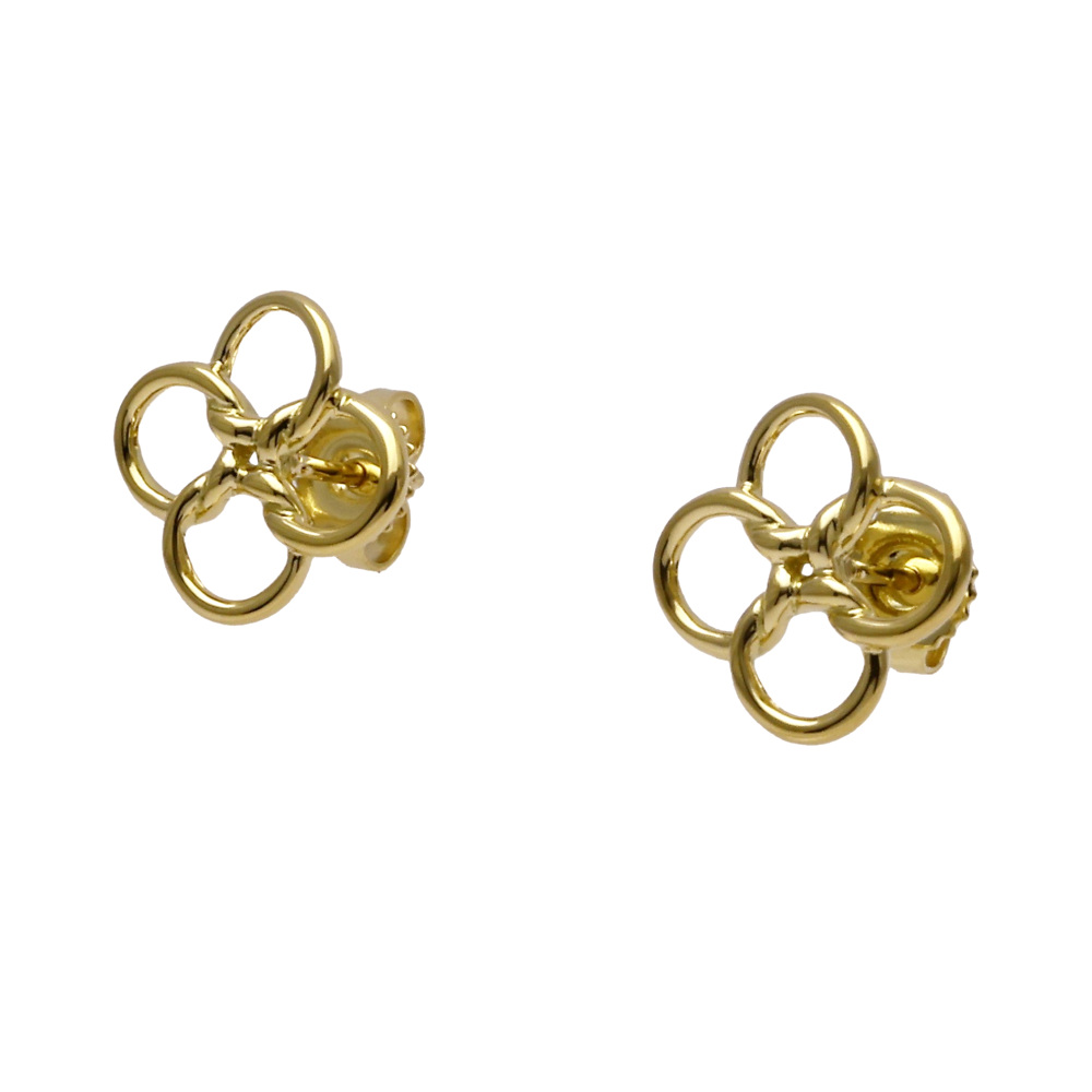 Tiffany & Co. Quadrofolio Earrings 18K Yellow Gold
