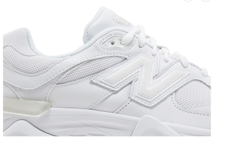 New Balance 9060 Triple White U9060NRJ Casual Running Sneakers