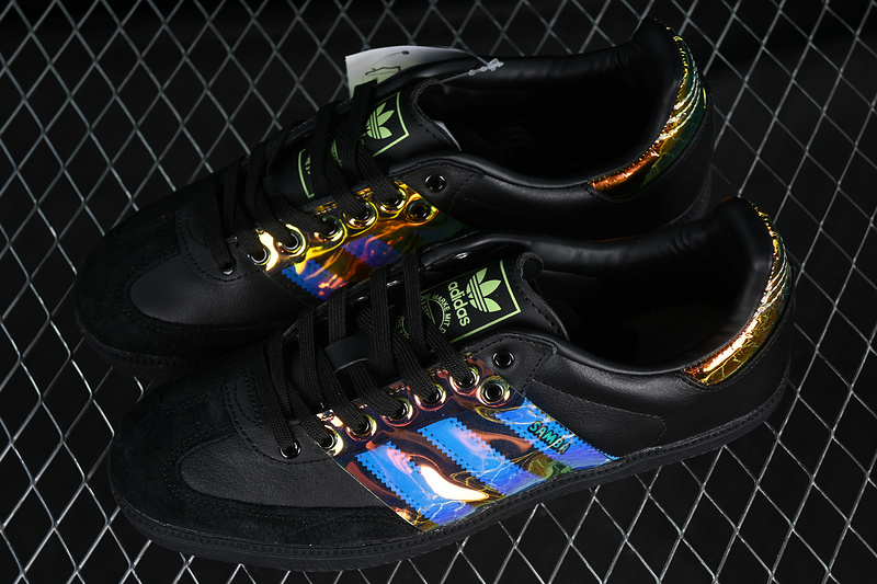 Adidas Wales Bonner Samba Gold/Black/Blue GX1025