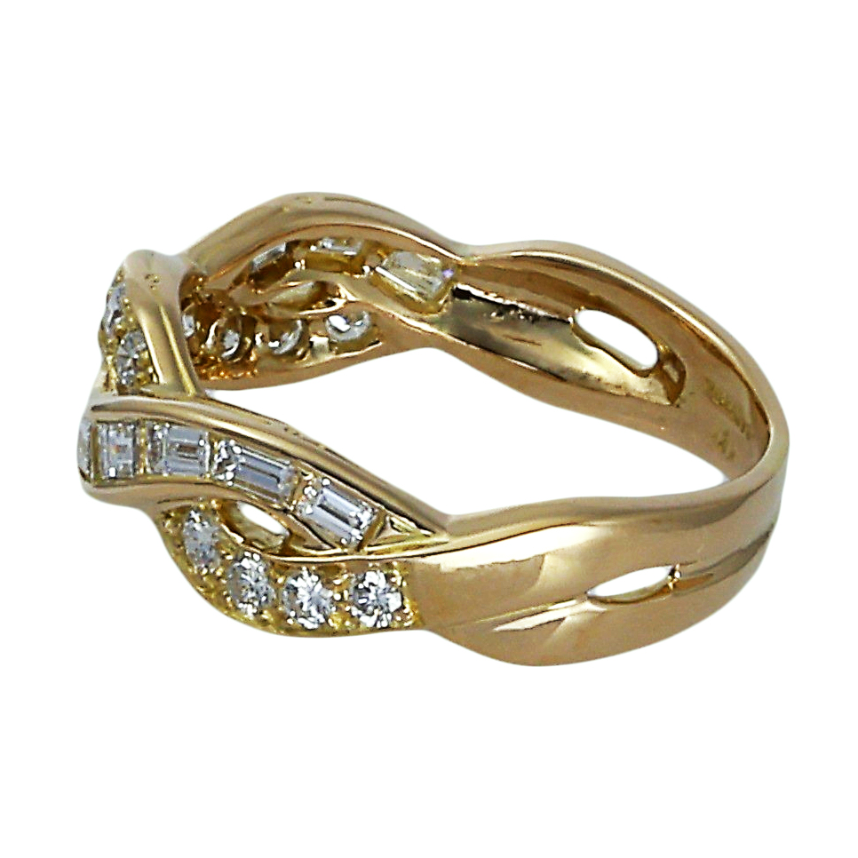 Tiffany & Co. Tiffany K18YG Yellow Gold Ring Diamond