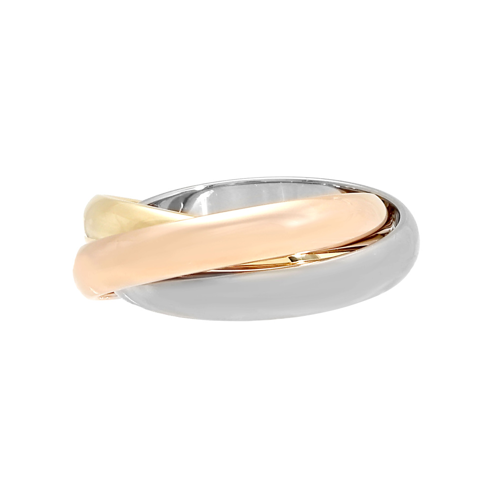 Cartier Trinity Ring Tri-Gold