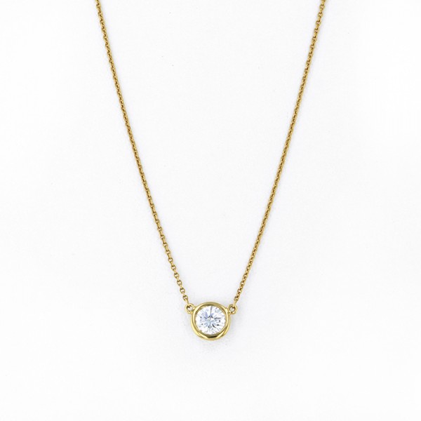 Tiffany & Co. By the Yard Necklace 18K Yellow Gold Diamond