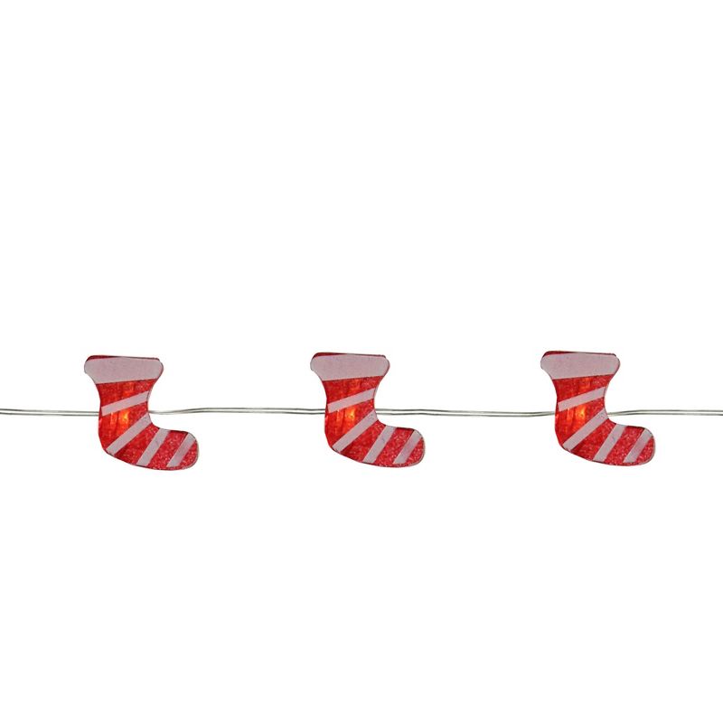 Northlight LED Stocking Micro Fairy Christmas Lights - Warm White - 6' Silver Wire - 20ct