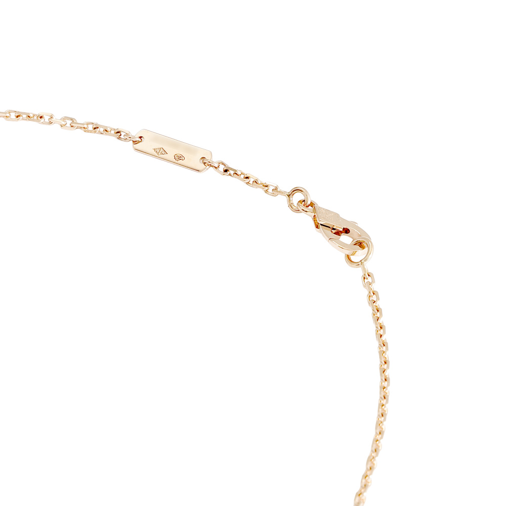 Van Cleef & Arpels Frivole Necklace 18K Rose Gold Diamond VCARP7RL00