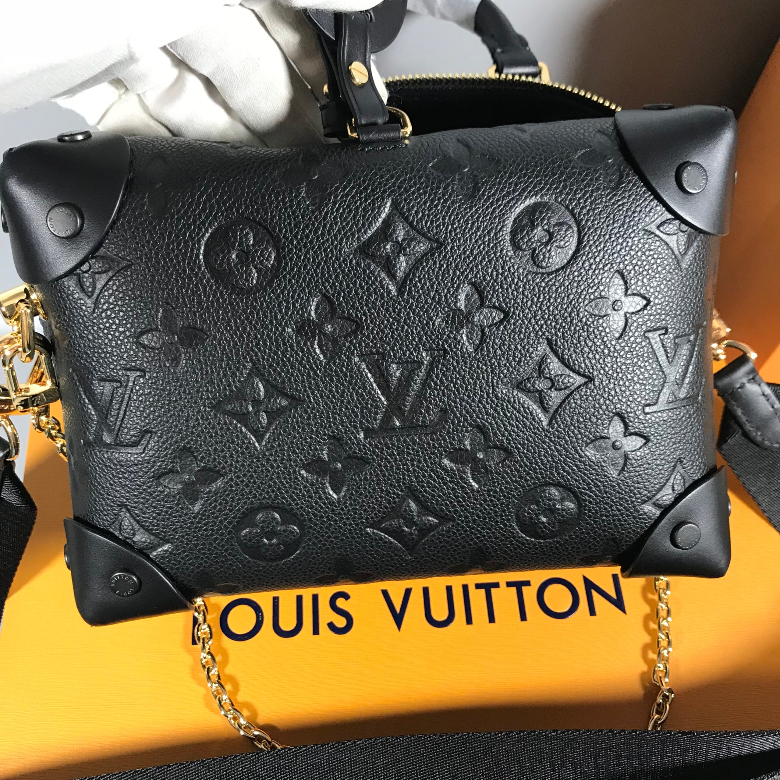 Louis Vuitton Petite Malle Souple 20Cm Black