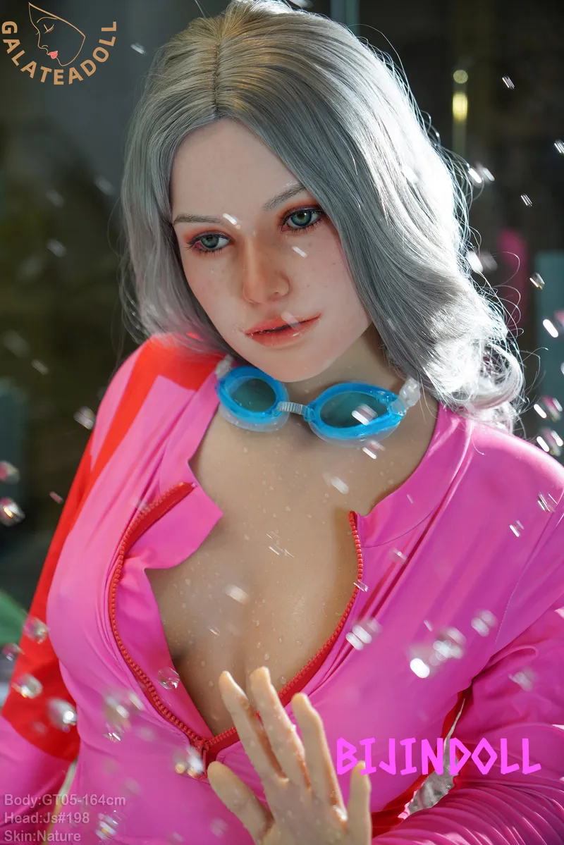 Galatea Doll Head #JS198 GT05 164cm D-cup Silicone Sex Doll Athletic