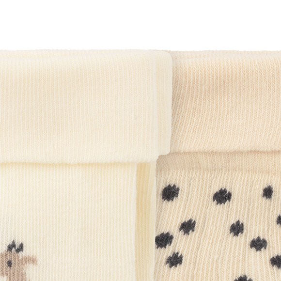 Topomini Pure Collection 2 Paar Newborn Socken mit Umschlagbündchen