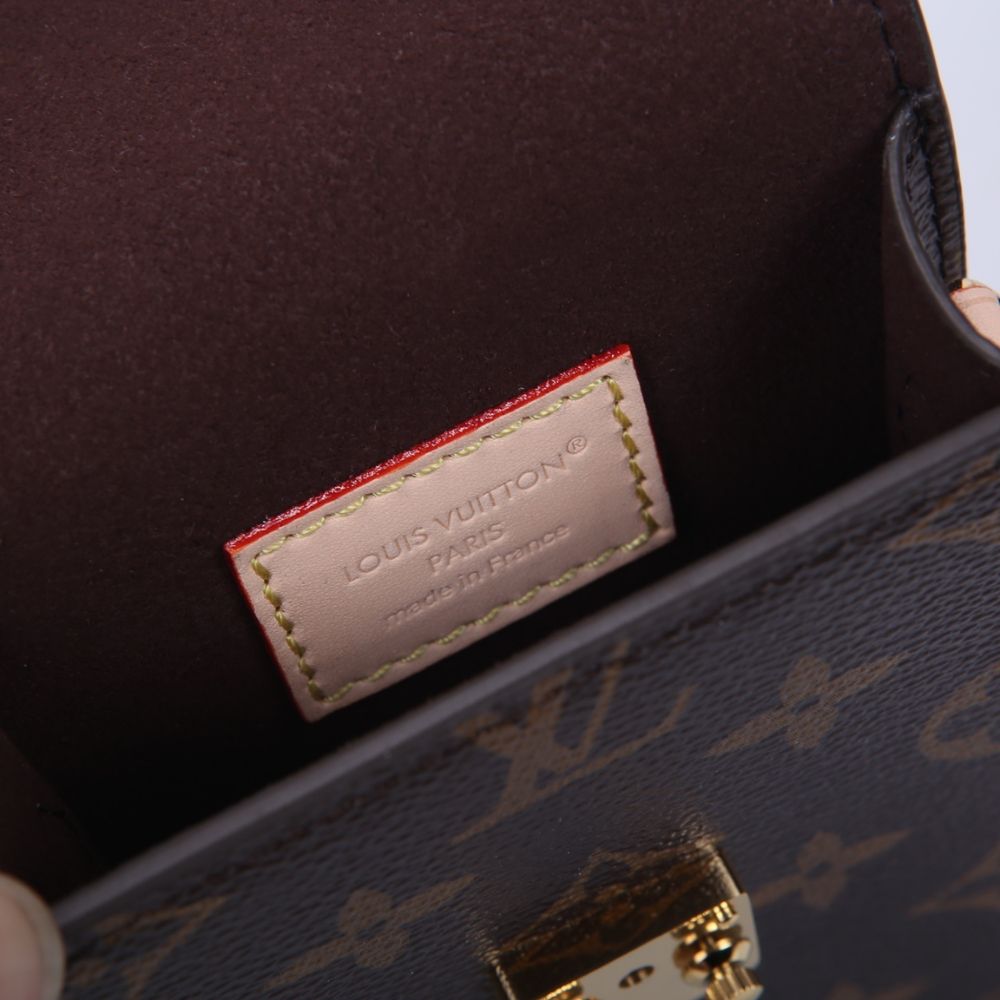 [Premium Quality] – Louis Vuitton Phone Pouch Métis Brown 6.7 Inches N00144