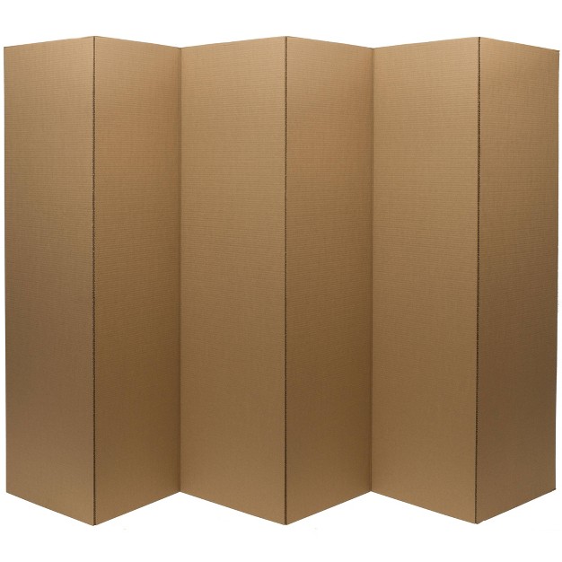 Cardboard Room Divider 6 Panel Oriental Furniture