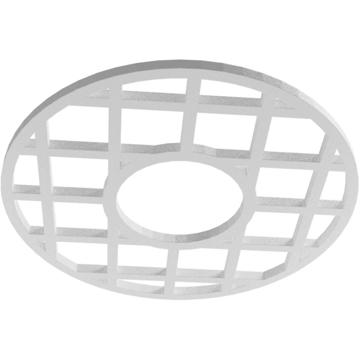 Ekena Millwork CMPP22ONAWS 22x22OD x 8x22ID x 3/4x22P O&Neal Architectural Grade PVC Pierced Ceiling Medallion, Antiqued Warm Si