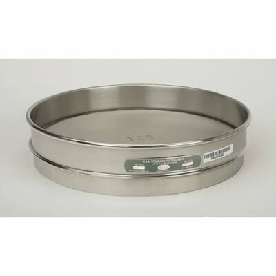 Advantech 120SS12H Sieve, #120, S/s, 12 in, Half HT
