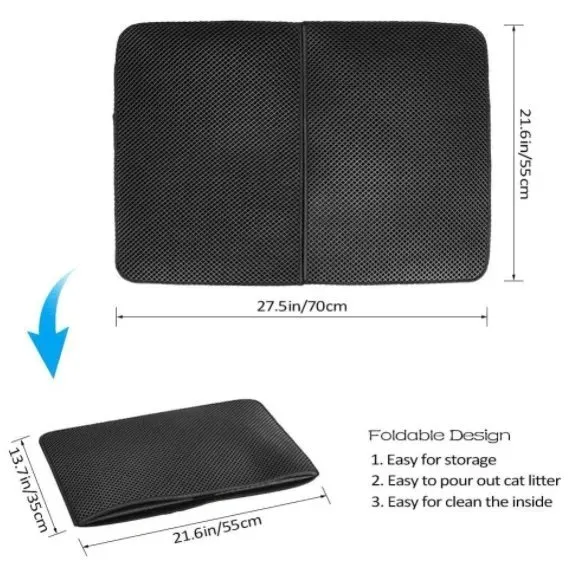 Foldable Cat Litter Mat