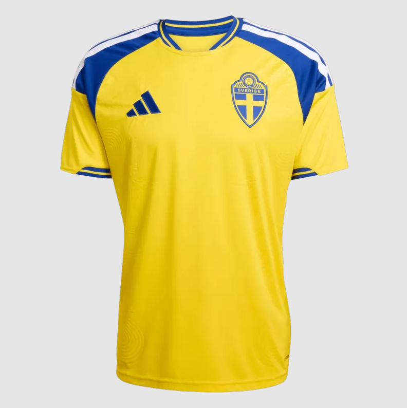 Sweden Home Soccer Jersey World Cup 2026
