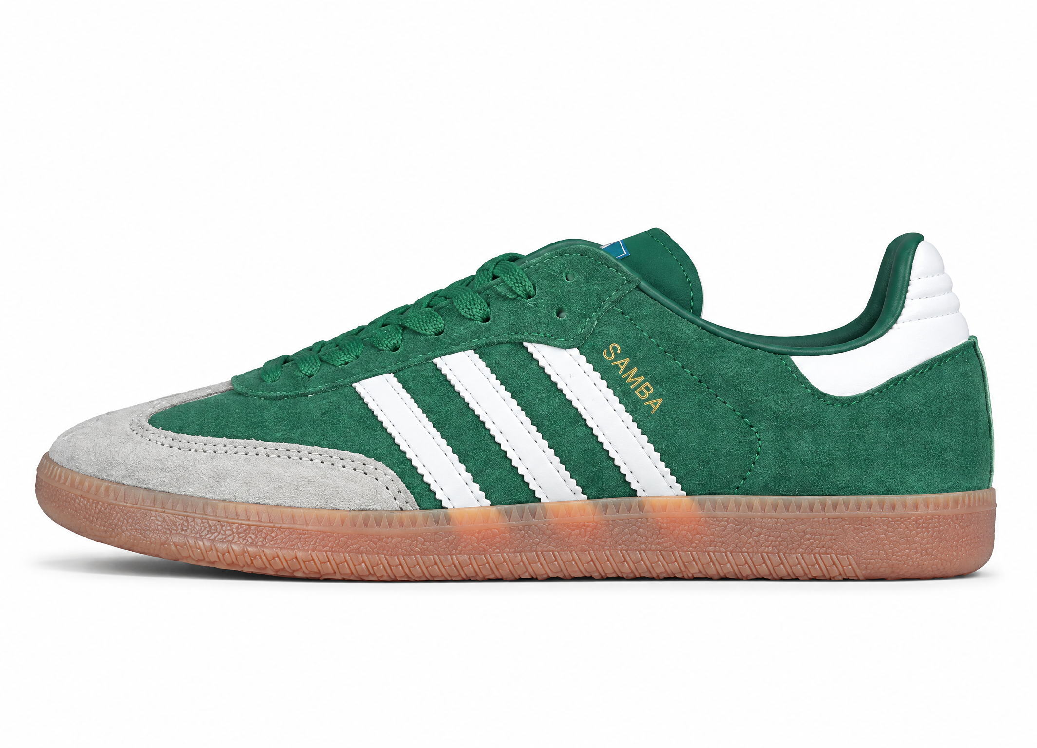 Adidas Samba Vegan White/Green/Grey/Brown ID2054