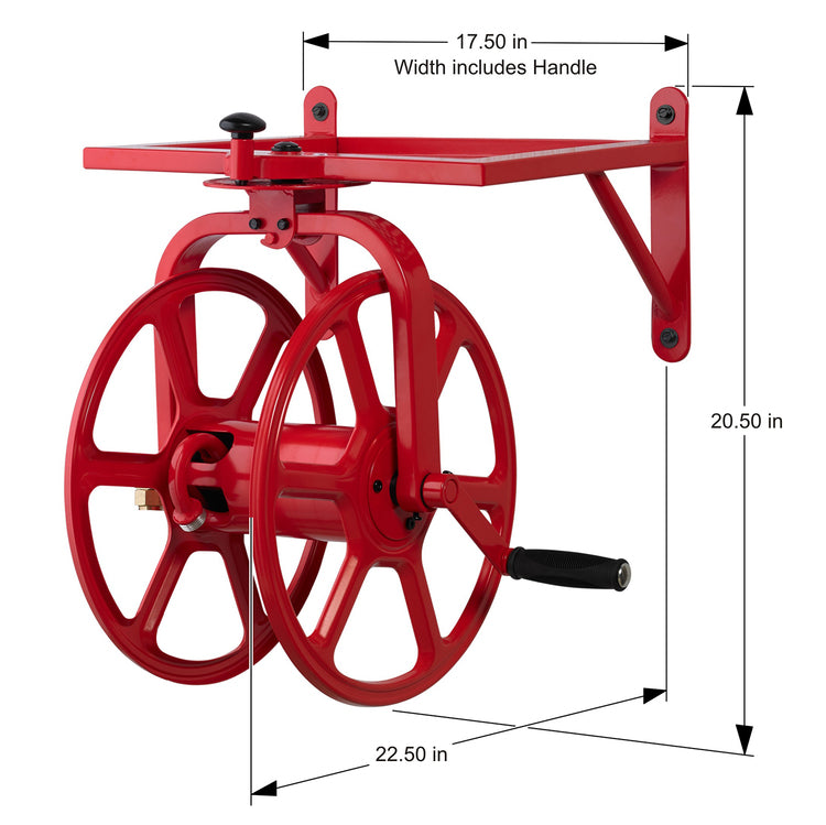 Liberty Garden Revolution Multi Directional Hose Reel, Steel